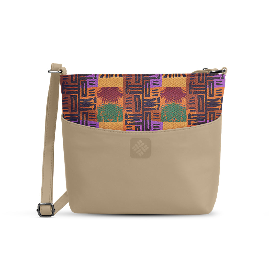 Chic Essentials Crossbody Cultural Patchwork