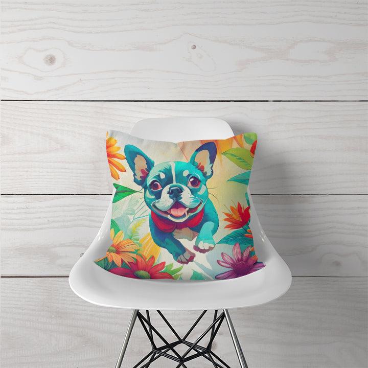 Decorative Pillow Cute Happy Puppy - CANVAEGYPT