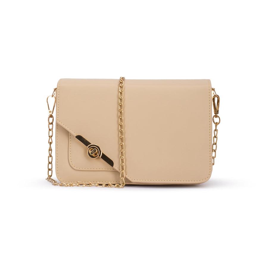 Quilted Beige Shoulder Bag - CANVAEGYPT