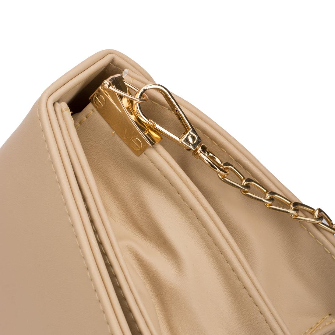 Quilted Beige Shoulder Bag - CANVAEGYPT