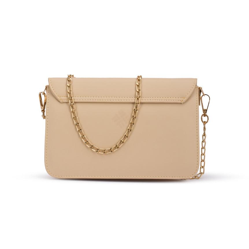Quilted Beige Shoulder Bag - CANVAEGYPT