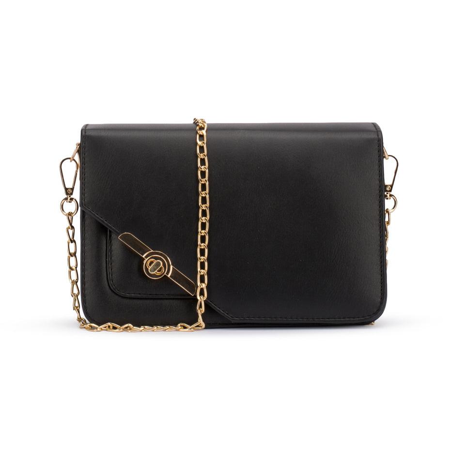 Quilted Black Shoulder Bag - CANVAEGYPT