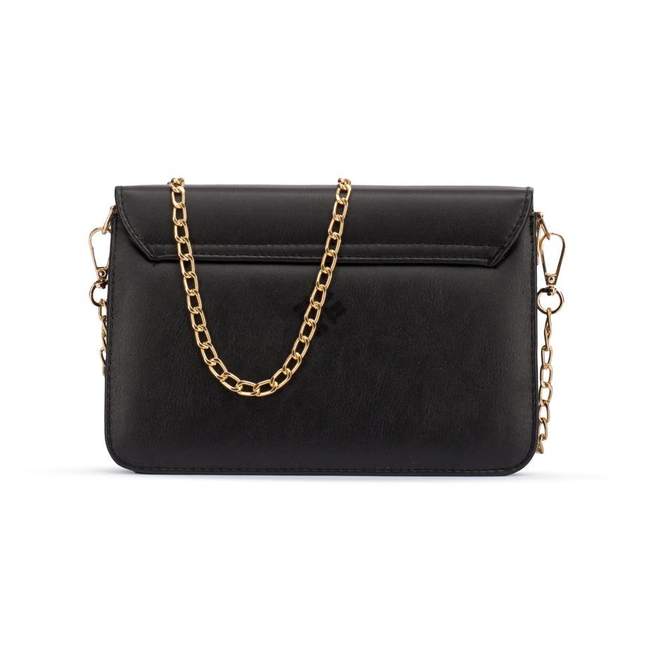 Quilted Black Shoulder Bag - CANVAEGYPT