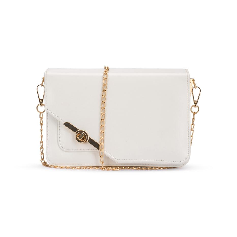 Quilted White Shoulder Bag - CANVAEGYPT