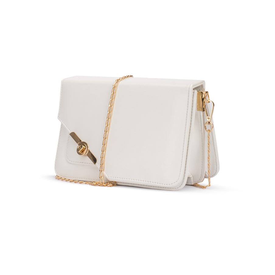 Quilted White Shoulder Bag - CANVAEGYPT