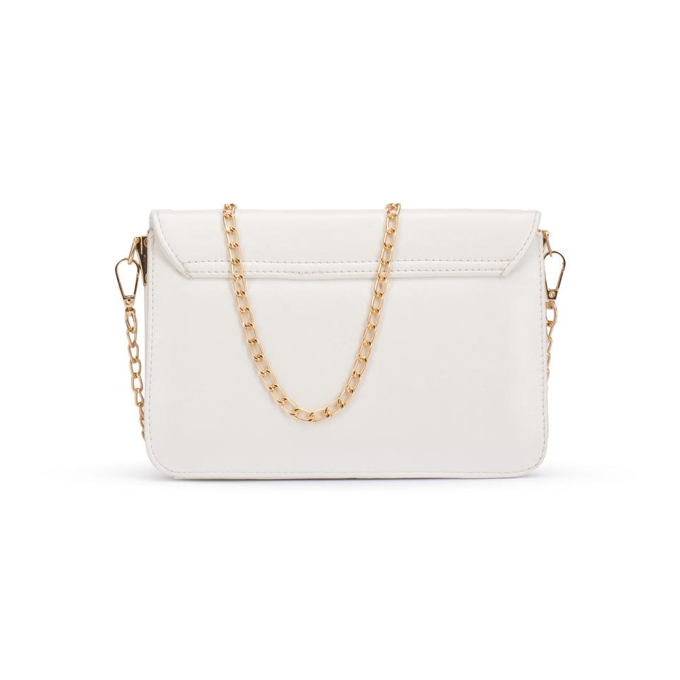 Quilted White Shoulder Bag - CANVAEGYPT