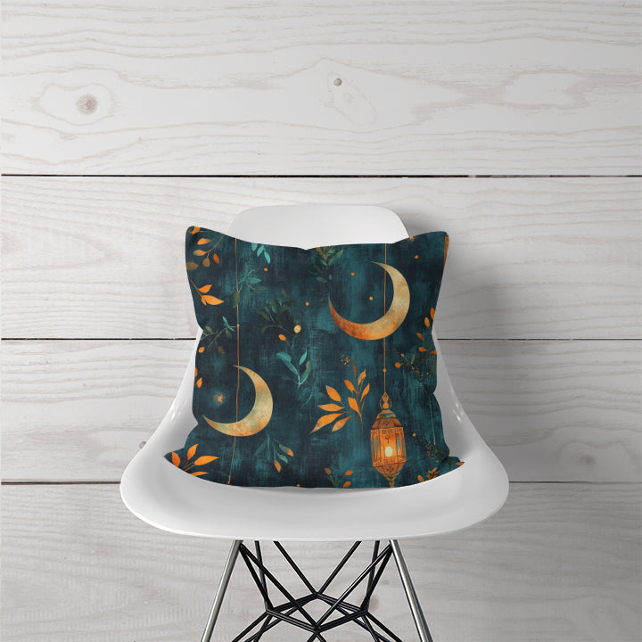 Decorative Pillow - Midnight Ramadan Glow