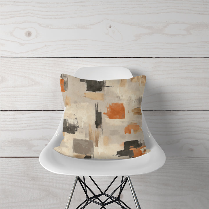 Decorative Pillow - Rustic Abstract Warmth