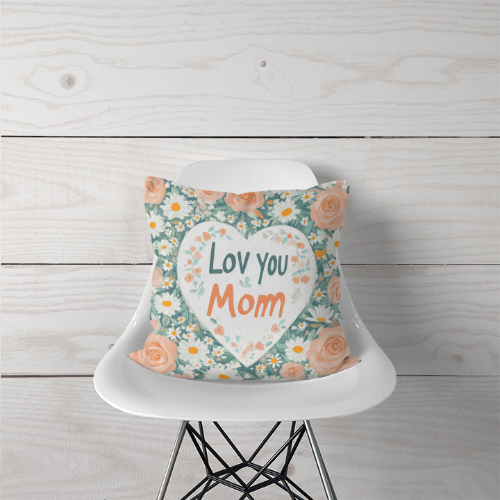 Decorative Pillow A Heart Full of Love for Mom