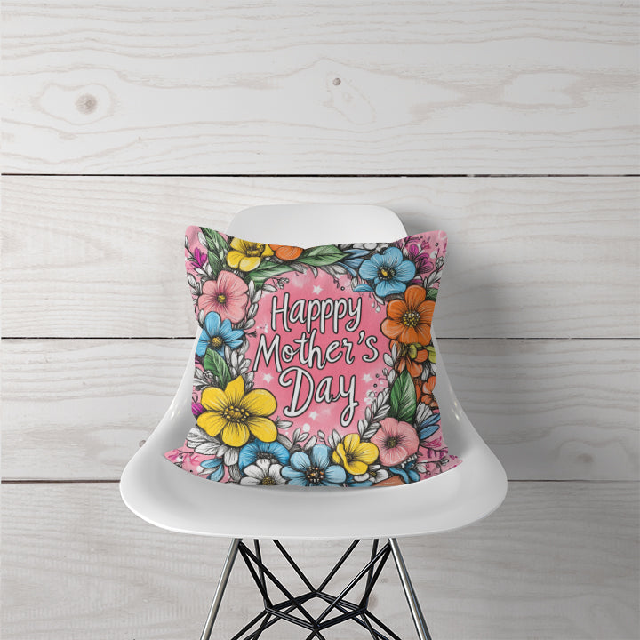 Decorative Pillow Floral Embrace for Mom
