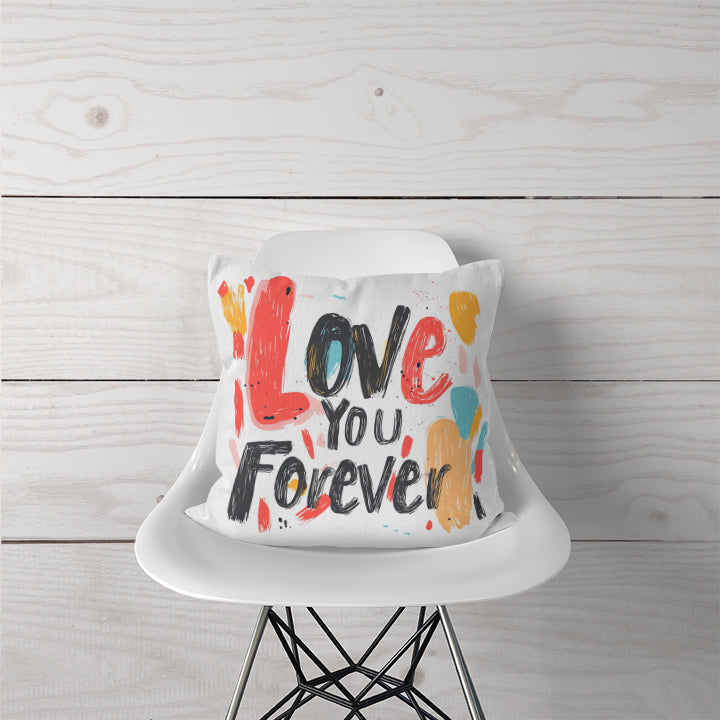 Decorative Pillow Forever Love