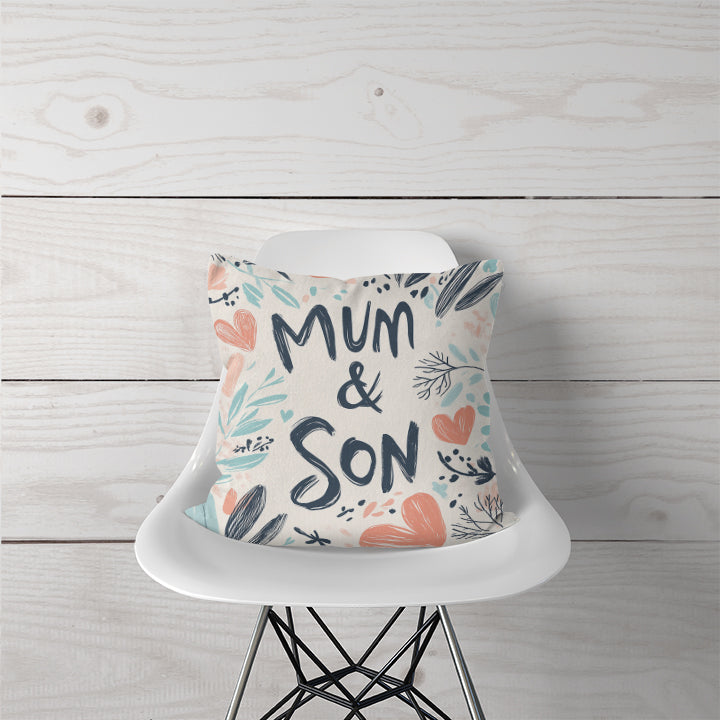 Decorative Pillow Mum & Son – A Bond Like No Other
