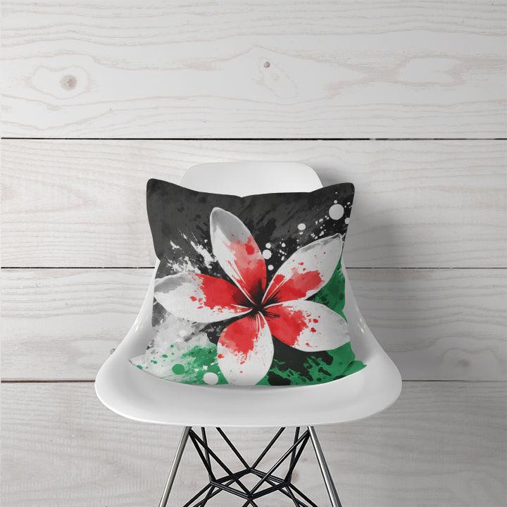 Decorative Pillow Palestine flower - CANVAEGYPT