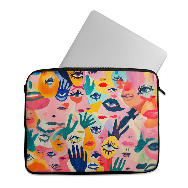Laptop Sleeve Eyes and Hands - 1