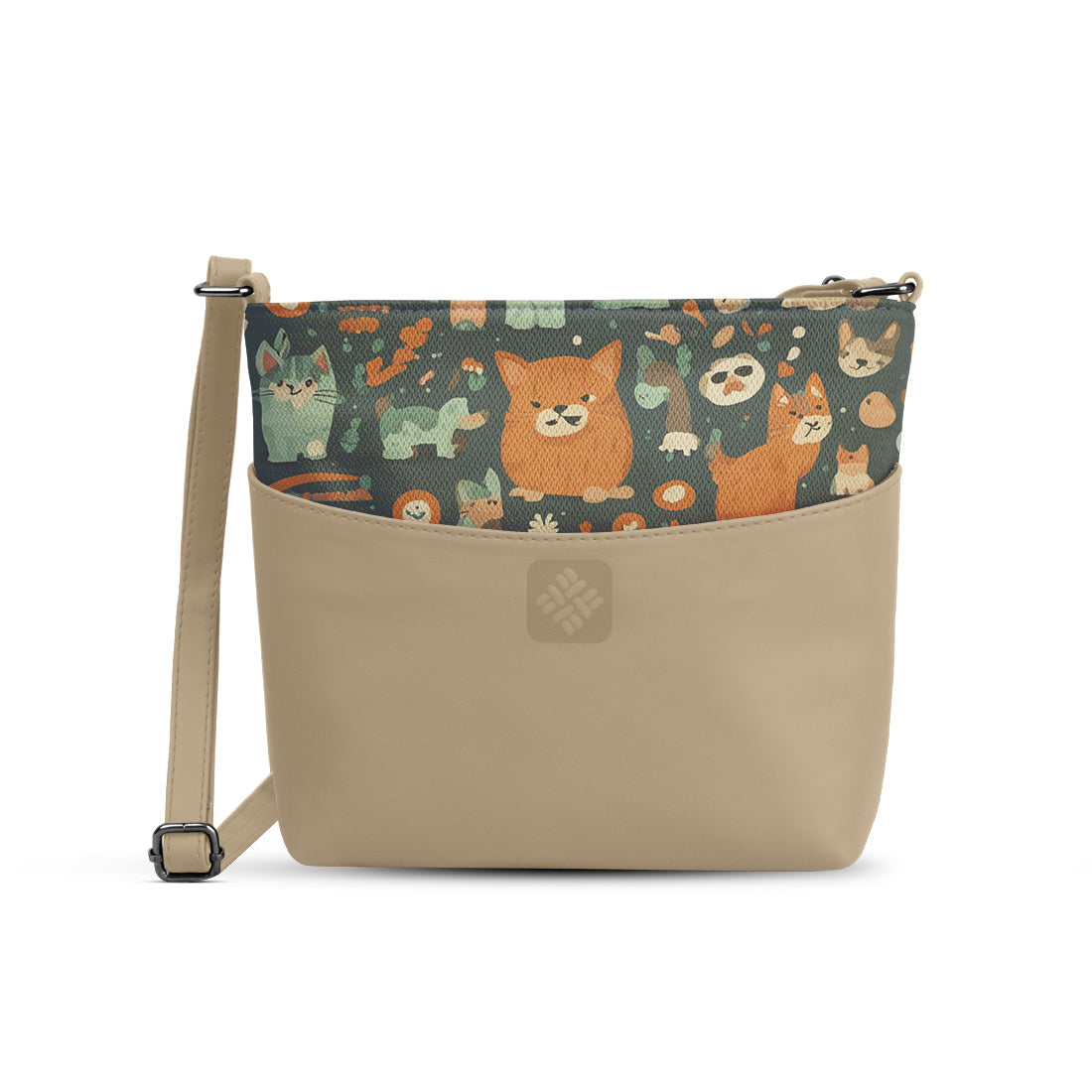 Chic Essentials Crossbody Feline Friends