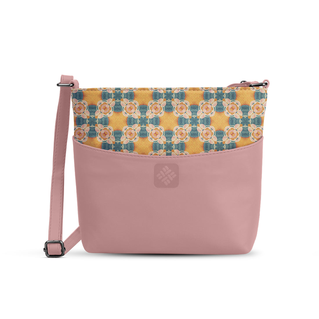 Chic Essentials Crossbody Floral Elegance