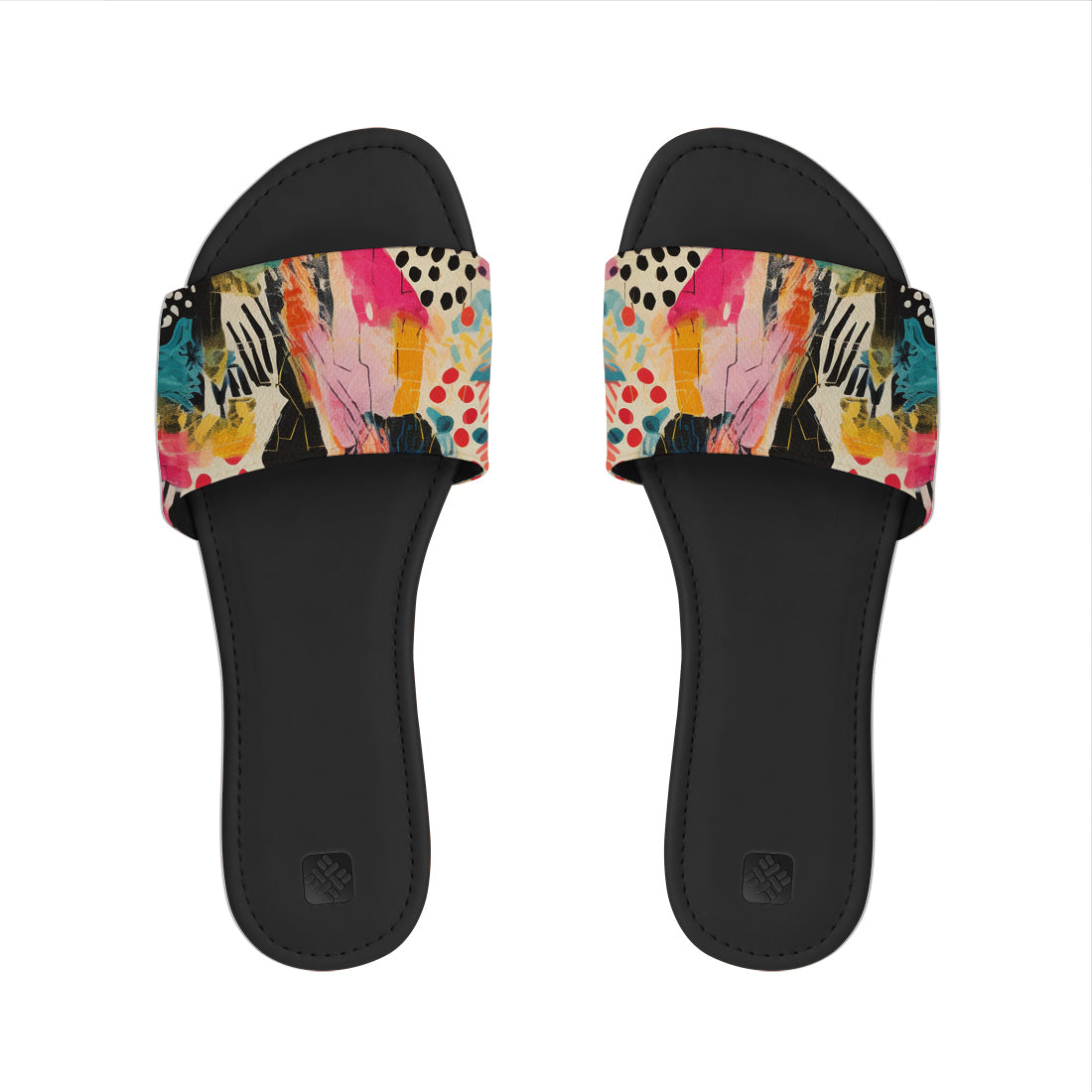 Cozy Bliss Slipper Graffiti Pop Splash
