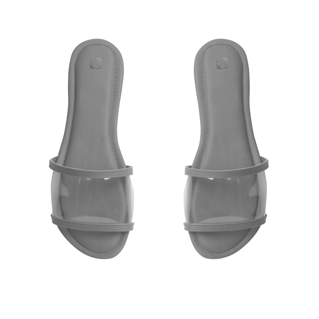 Grey Clear Bliss Comfort Slipper