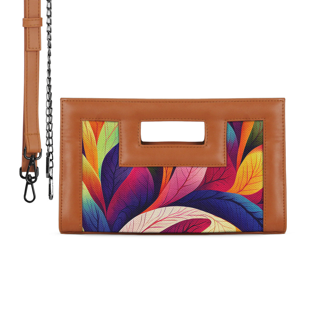 Havana City Sleek Clutch Colorful Floral