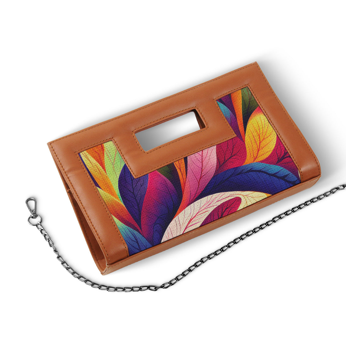 Havana City Sleek Clutch Colorful Floral
