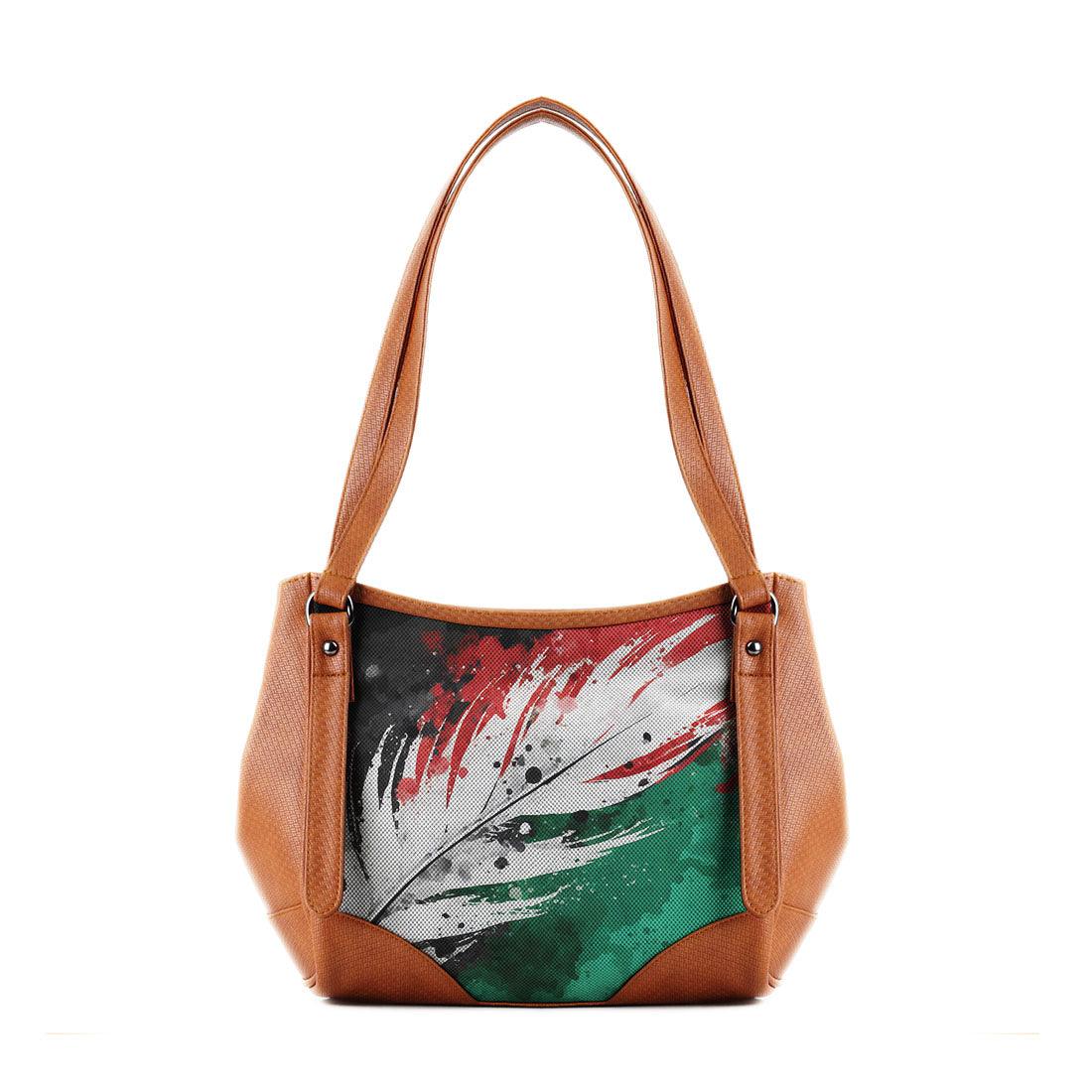 Leather Tote Bag palestine - CANVAEGYPT