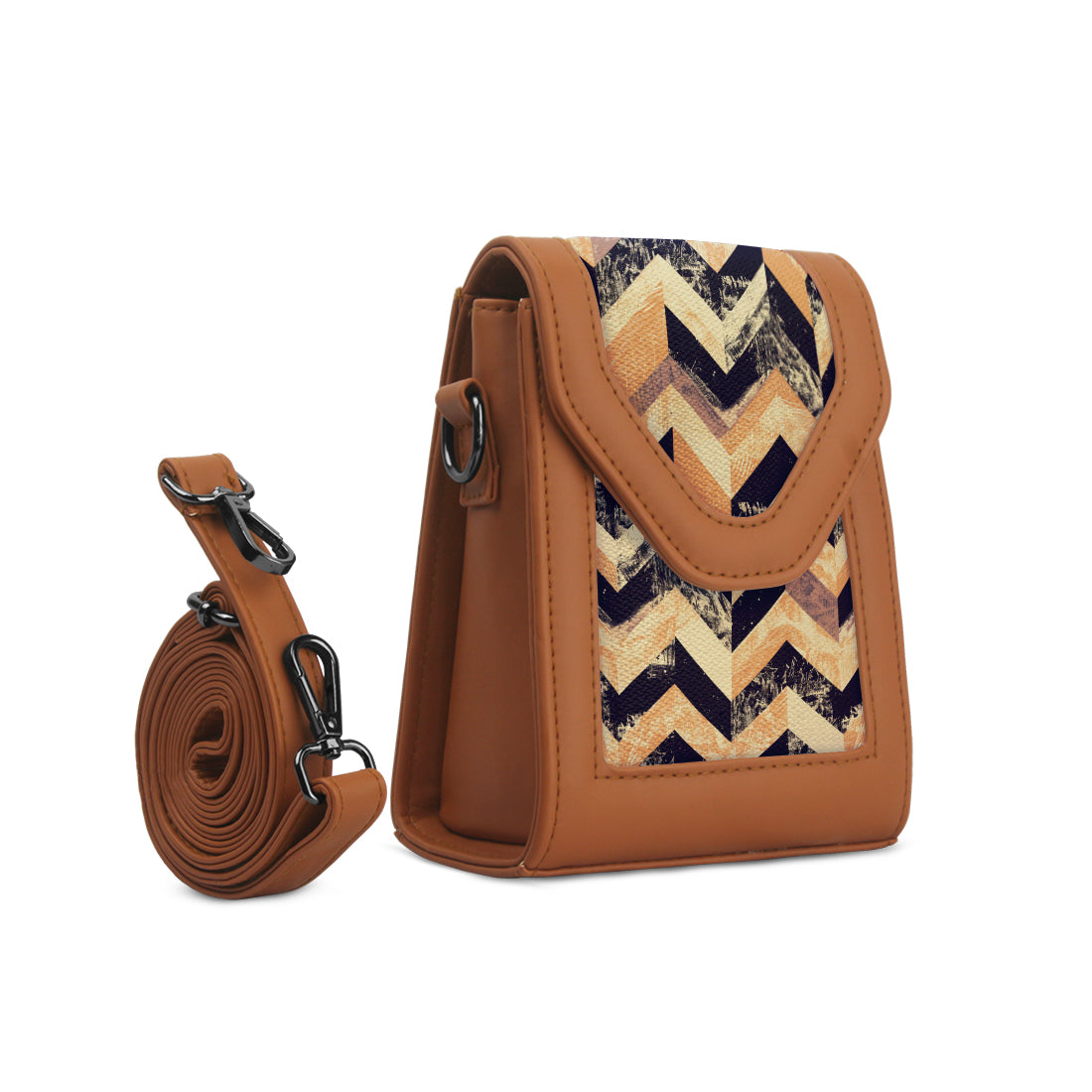 Havana Mini Urban Crossbody Bag Modern Zigzag