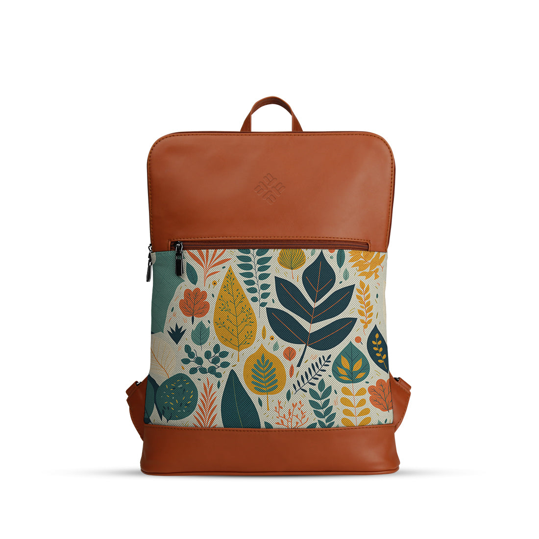 Havana Orbit Laptop Backpack Leaves Pattern