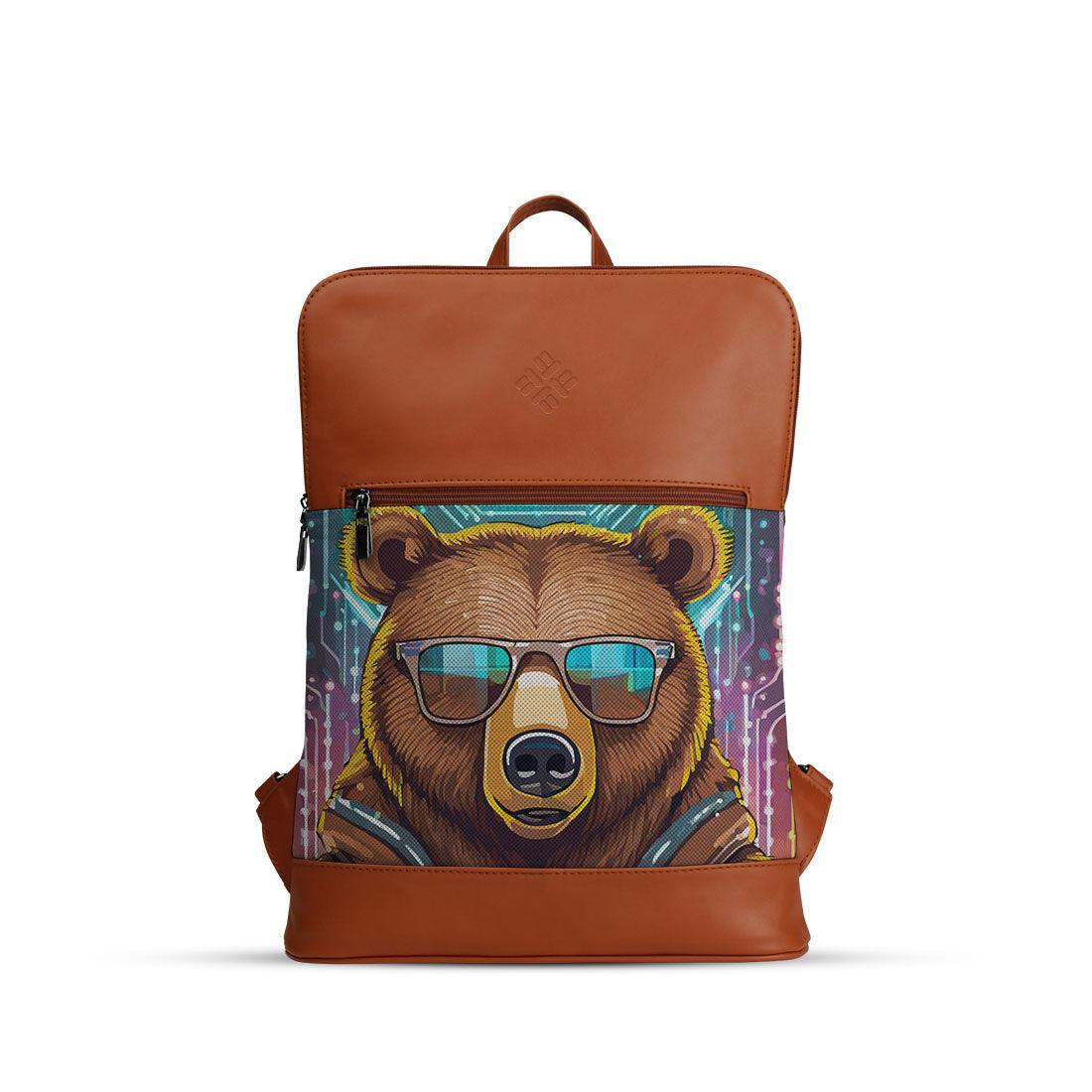 Havana Orbit Laptop Backpack  Bear - CANVAEGYPT