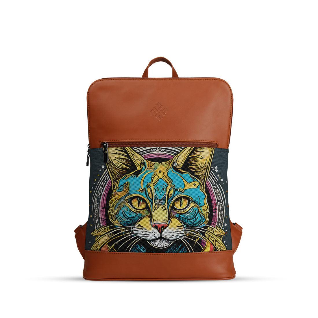 Havana Orbit Laptop Backpack Big Cat - CANVAEGYPT