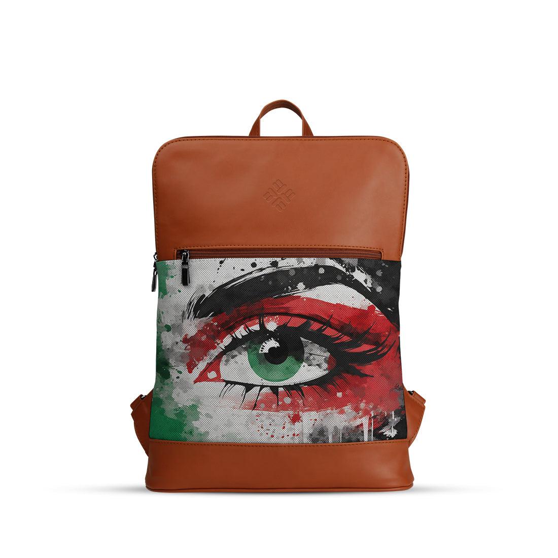 Havana Orbit Laptop Backpack Palestine eyes - CANVAEGYPT