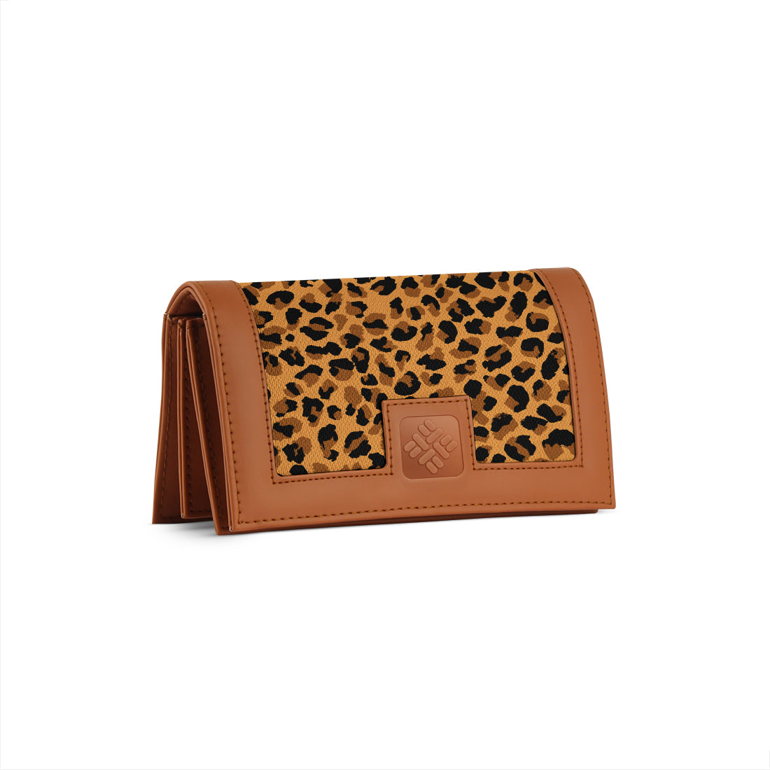 Havana Sleek Elegance Fold Wallet Featuring Wild Leopard Print