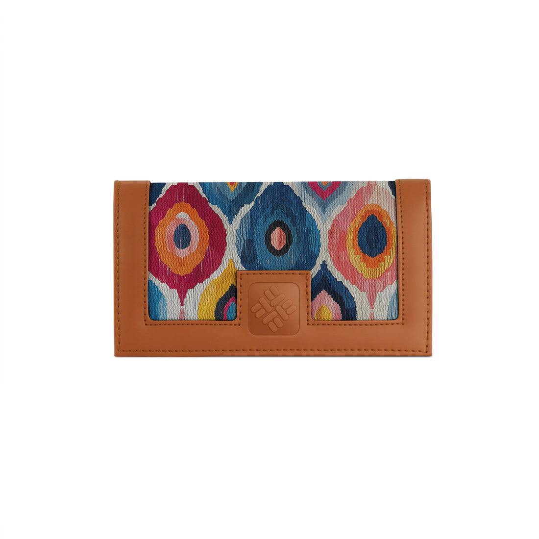 Havana Sleek Elegance Fold Wallet Vibrant Abstract Ikat Pattern