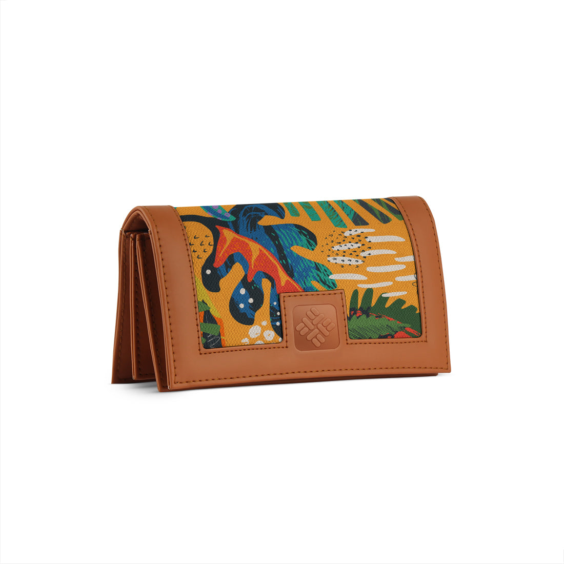Havana Sleek Elegance Fold Wallet with Vibrant Safari Escape