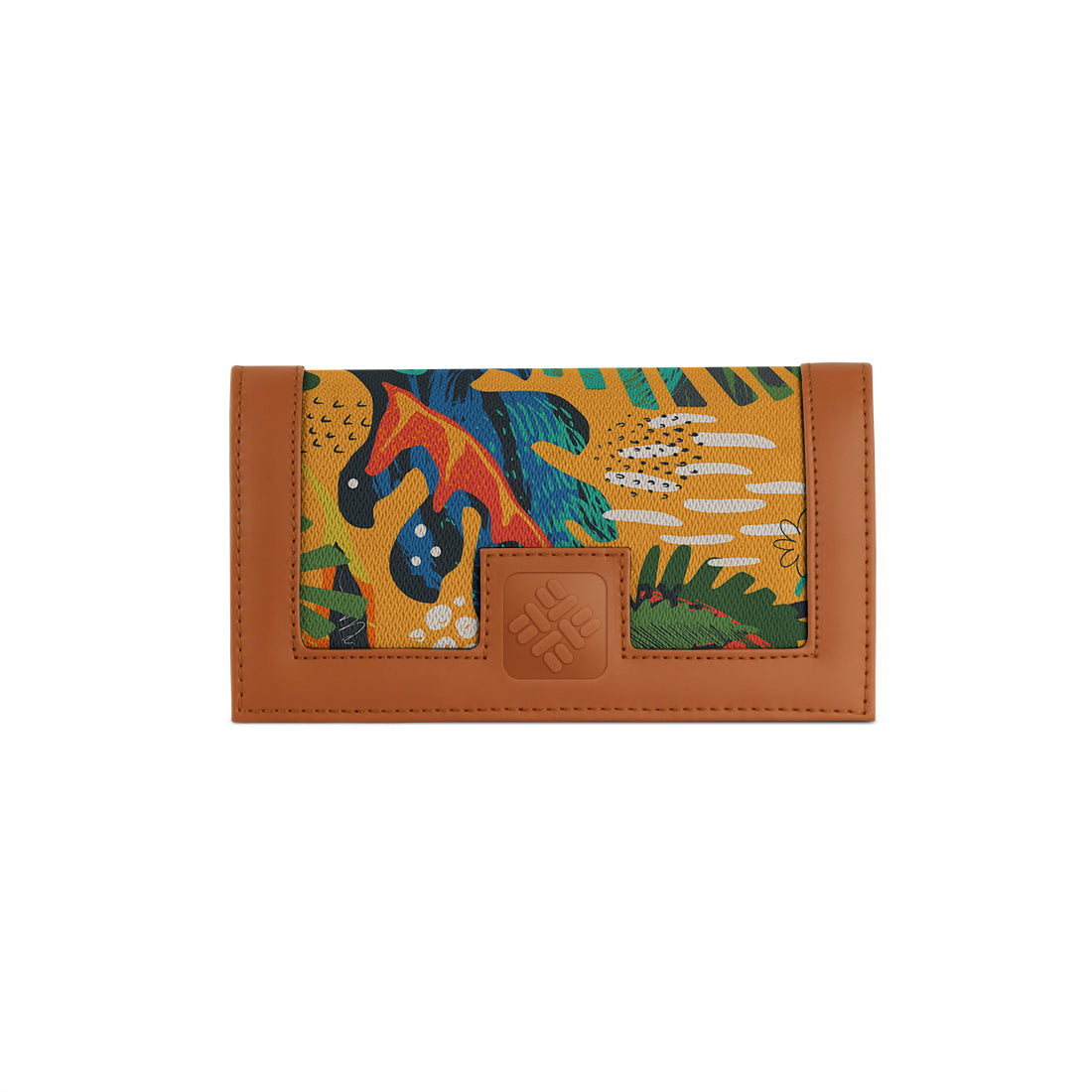 Havana Sleek Elegance Fold Wallet with Vibrant Safari Escape