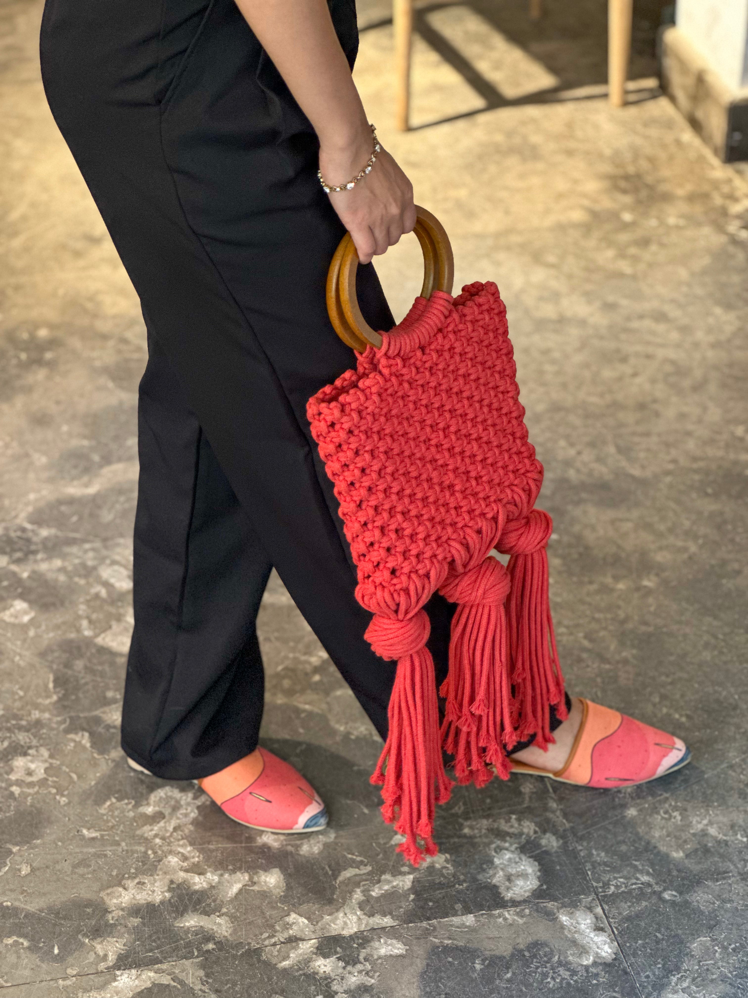 Bohemian Dream Macrame Handbag