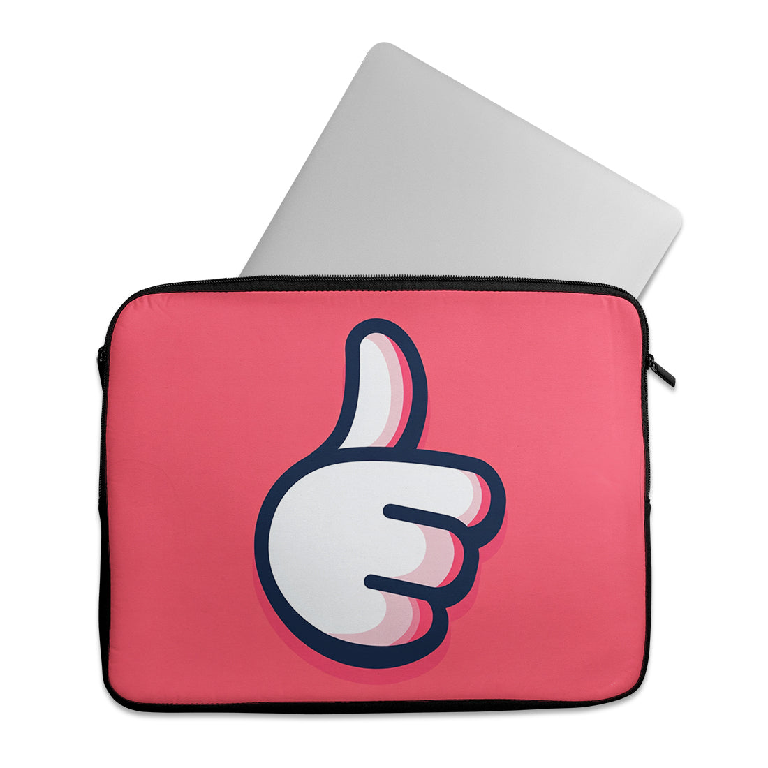 Laptop Sleeve Thumbs Up for Productivity