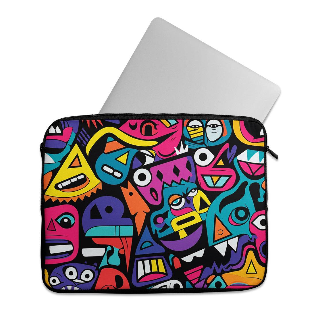Laptop Sleeve Abstract Nightmares - CANVAEGYPT