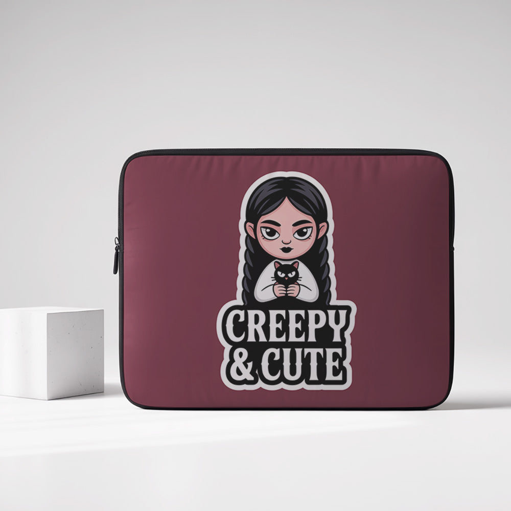 Laptop Sleeve Adorably Eerie