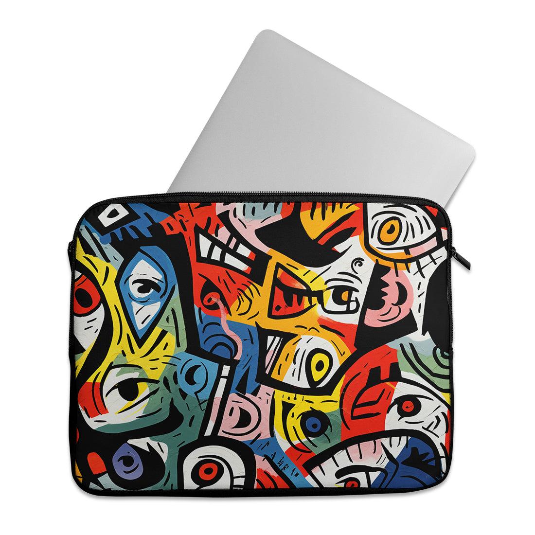Laptop Sleeve Cubist Carnival - CANVAEGYPT