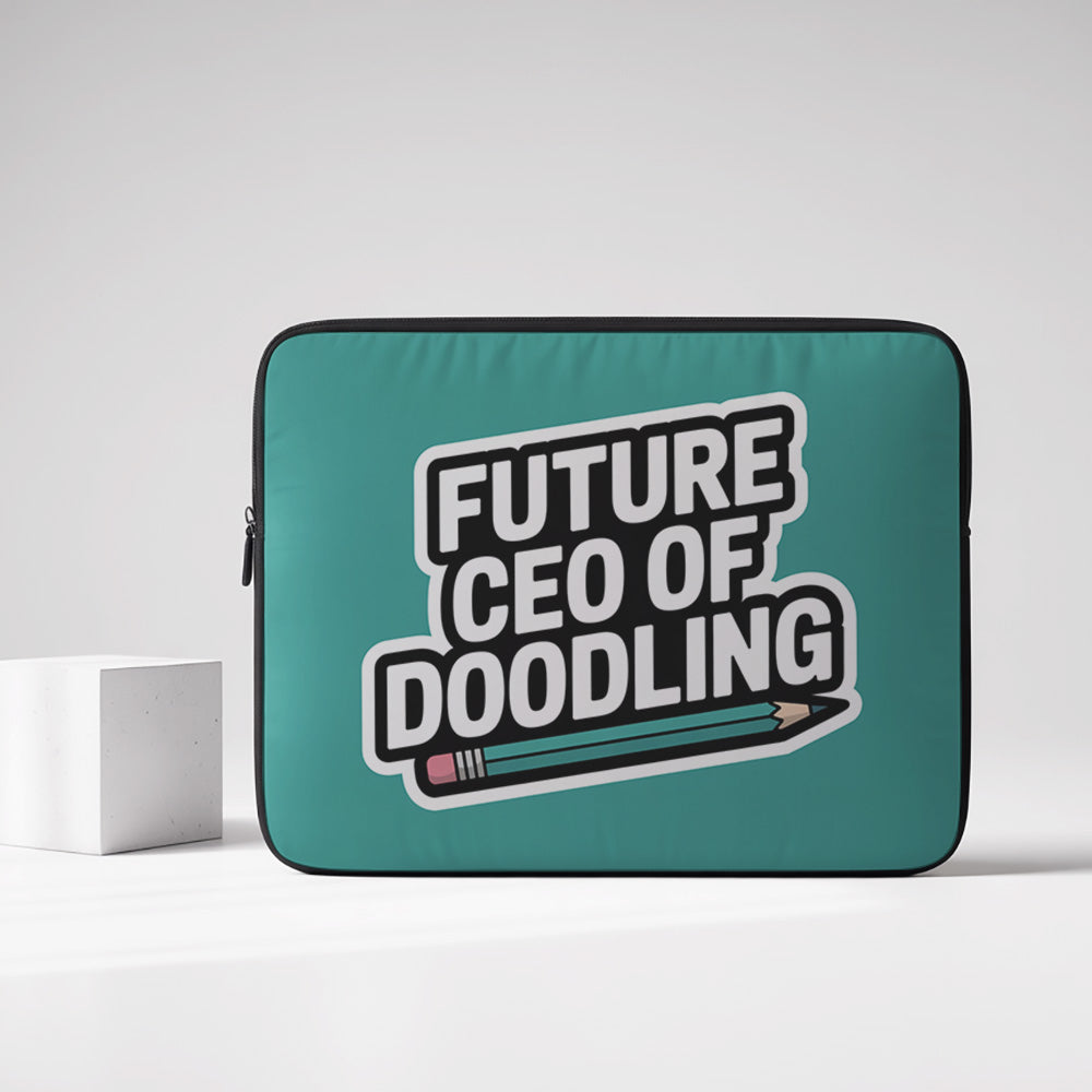 Laptop Sleeve Doodle Boss Mode