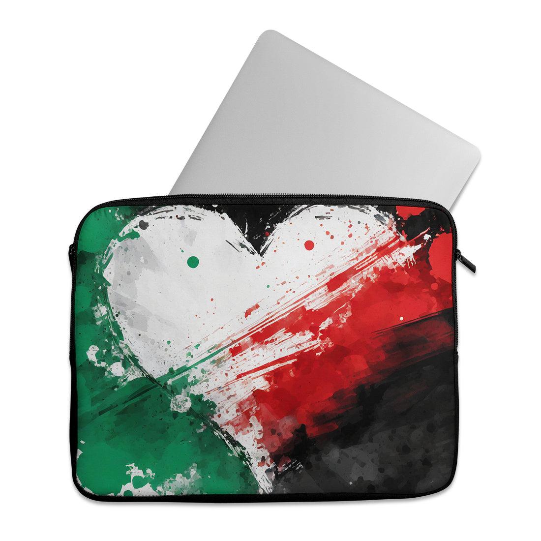 Laptop Sleeve Palestine heart - CANVAEGYPT