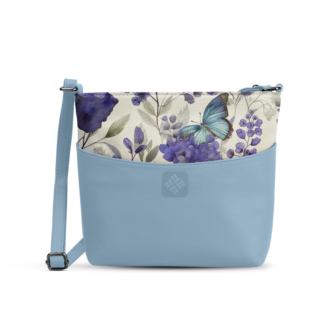 Chic Essentials Crossbody Lavender Butterfly