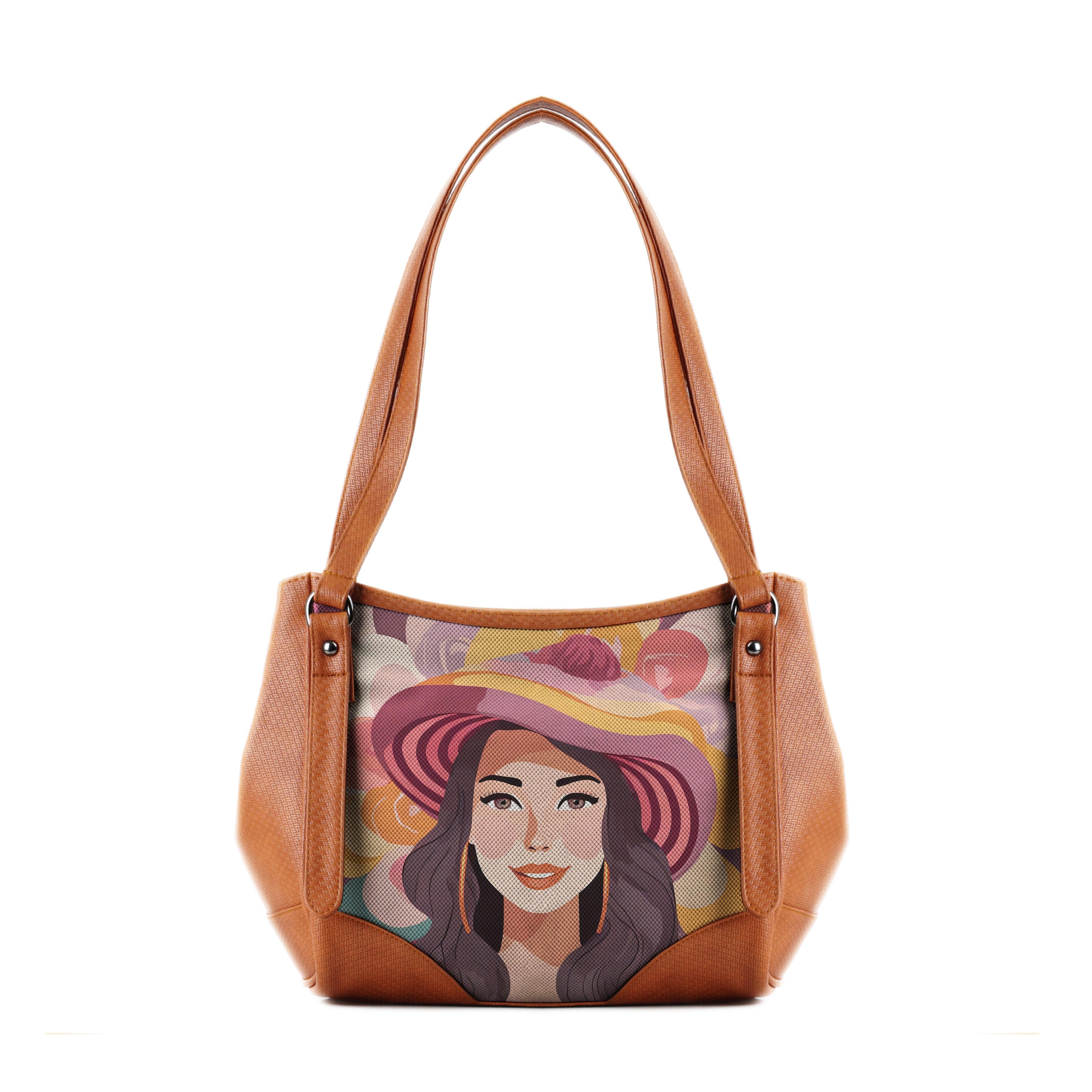 Leather Tote Bag marquise - CANVAEGYPT
