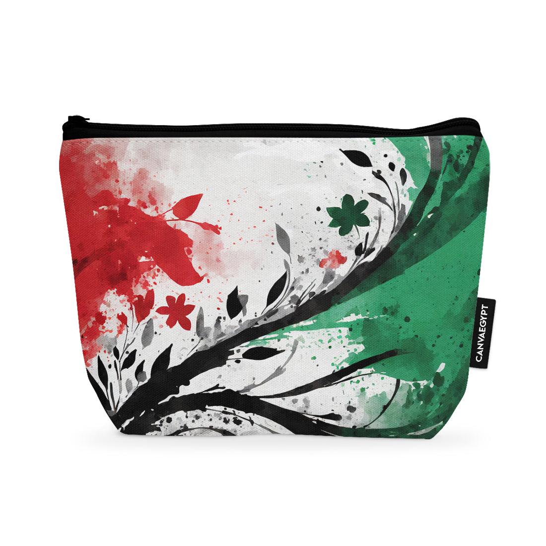Makeup Pouch Women Palestine up - CANVAEGYPT