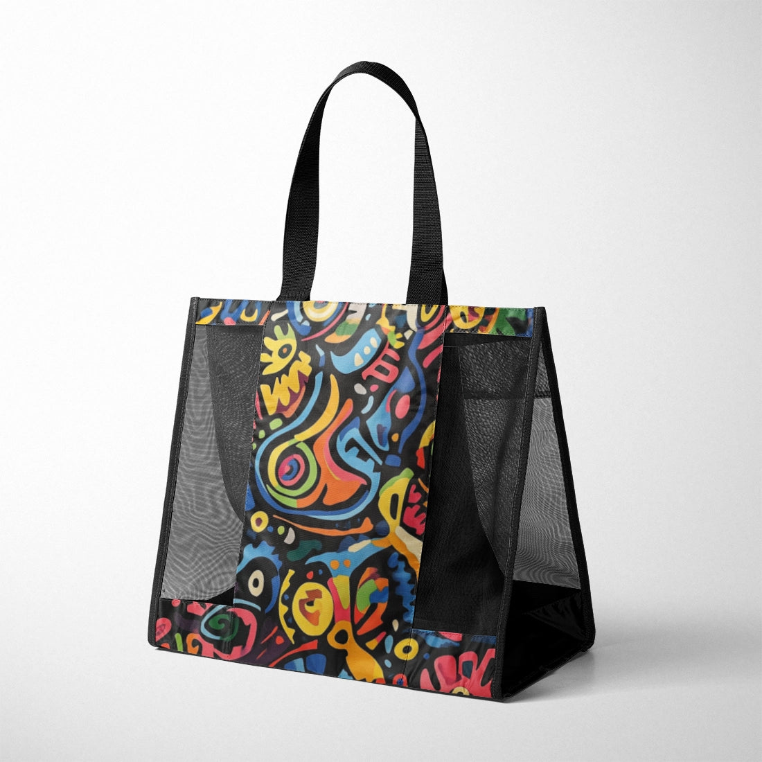 Mesh Bag – Electric Doodle Jungle