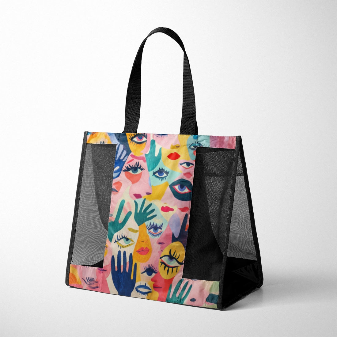 Mesh Bag – Faces in a Crowd