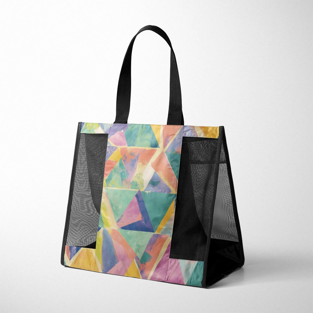 Mesh Bag – Pastel Prism Puzzle