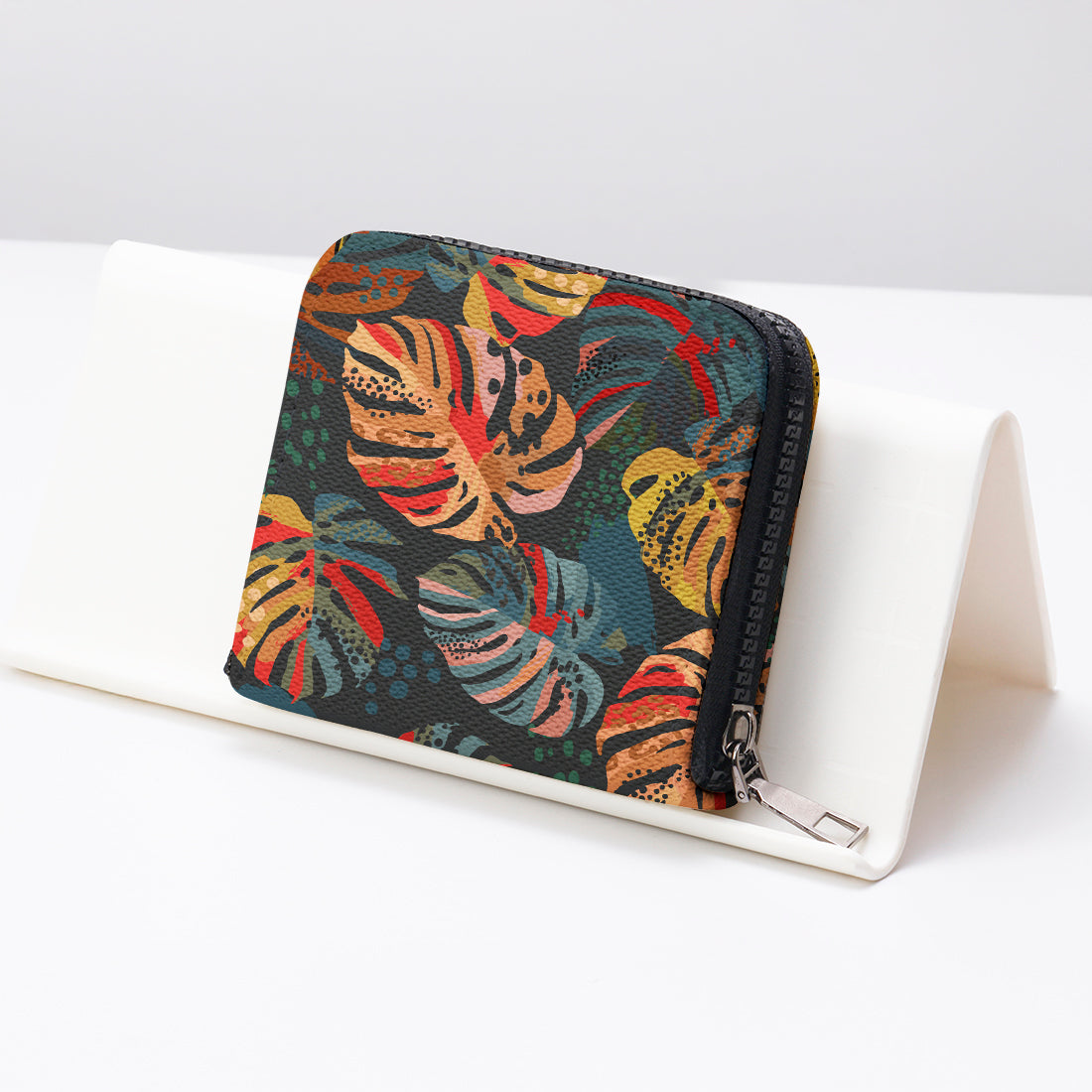 Mini Wallet Tropical Dusk Monstera