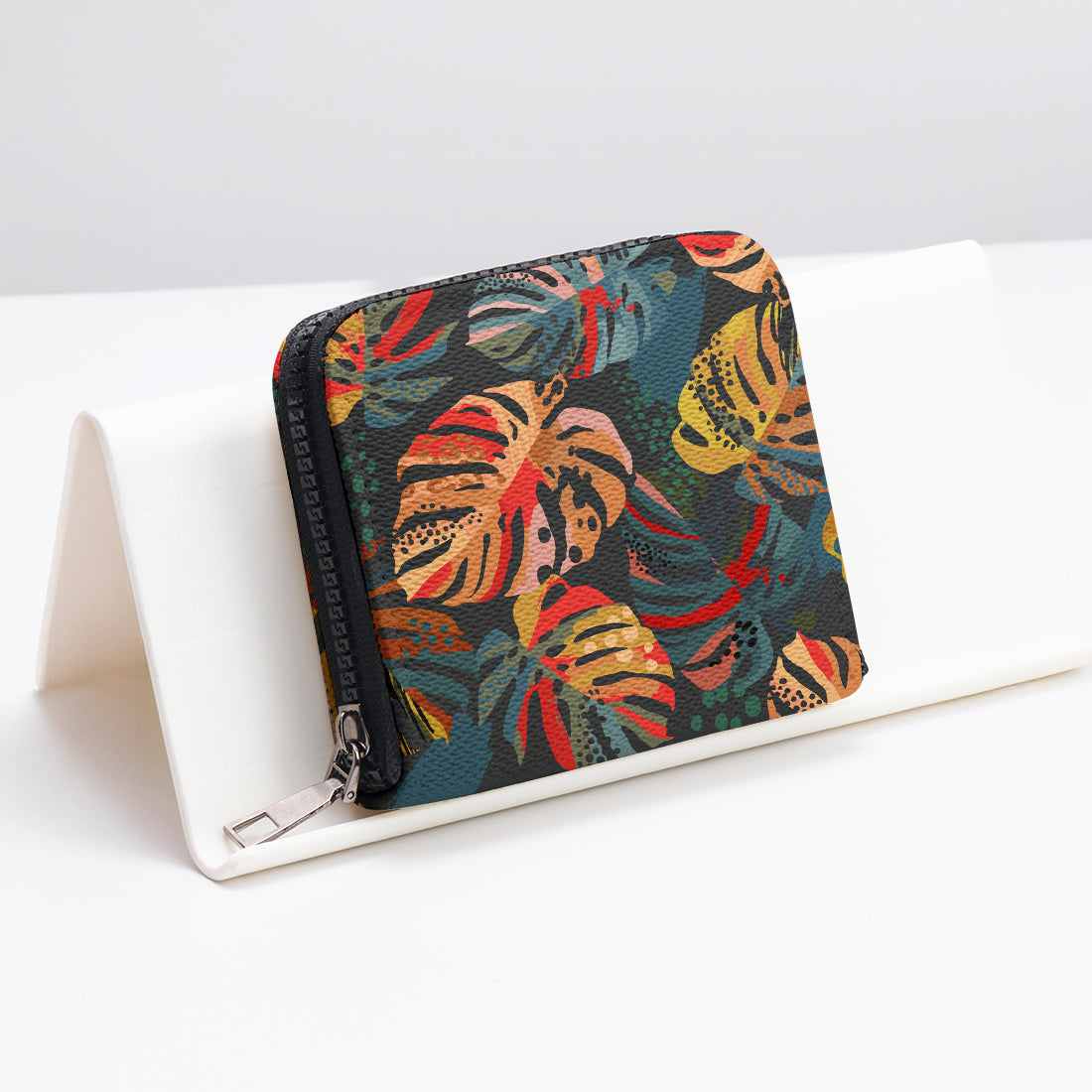 Mini Wallet Tropical Dusk Monstera