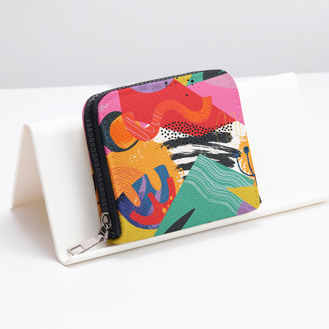 Mini Wallet  Retro Riot Collage